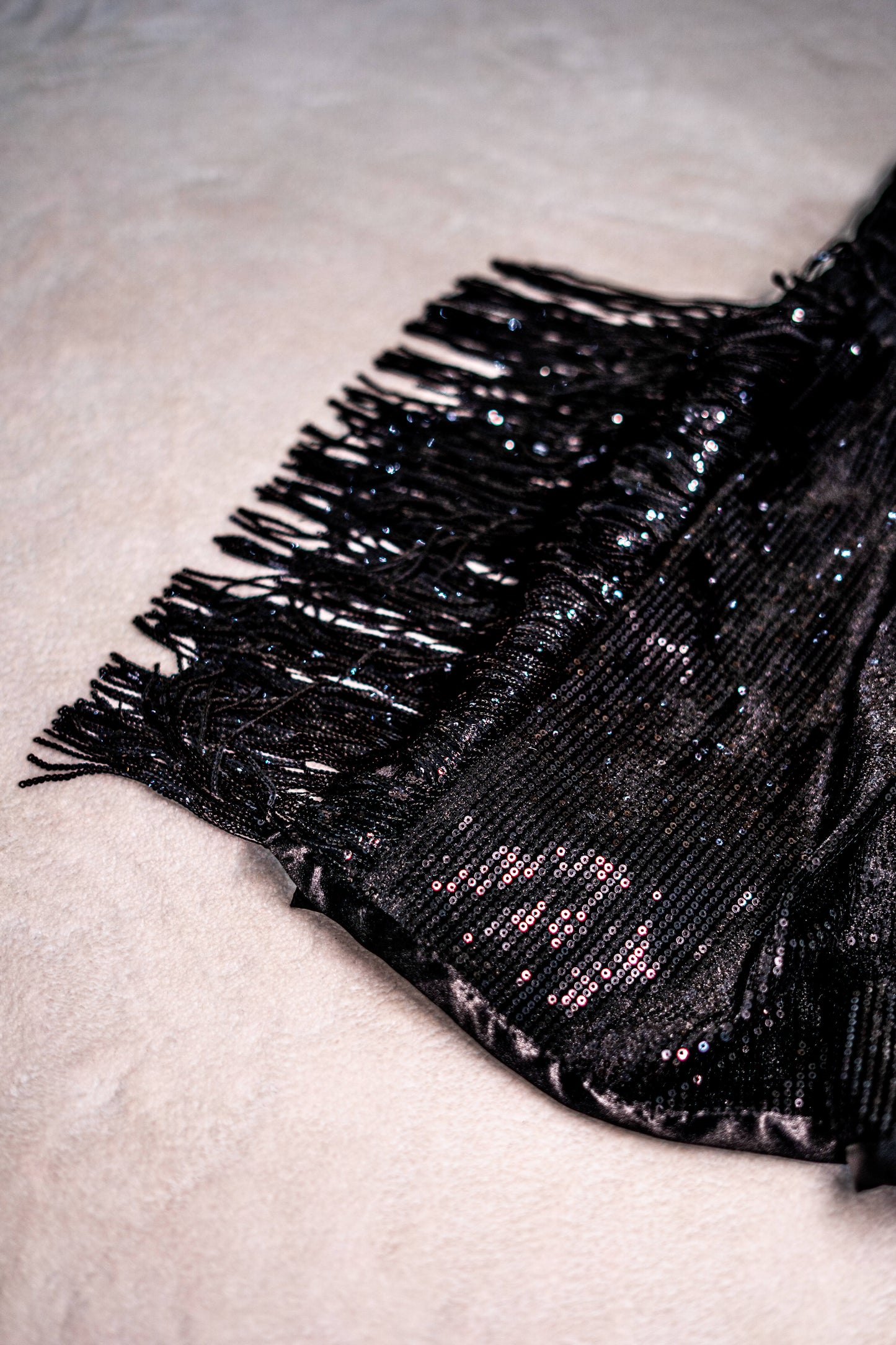 Dense Sequin Boxing Trunk